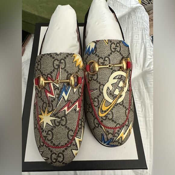 Gucci slingback mules for boys and girls size 30 & 33 available - Picture 1 of 10